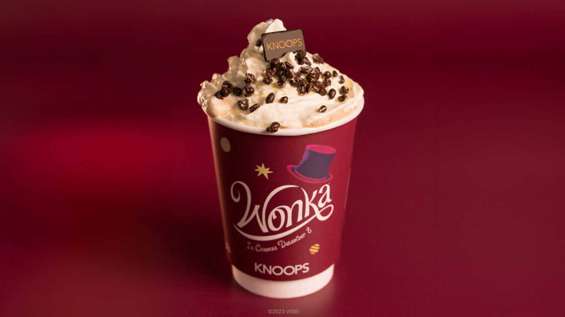 Wonka x Knoops hot chocolate